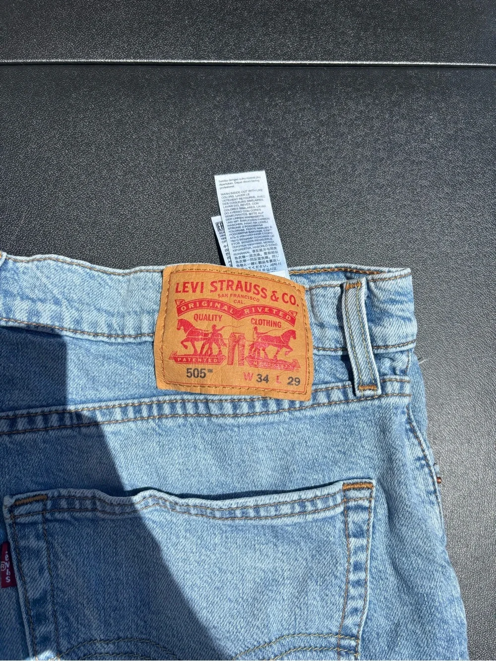 Levi 505s Light Blue 34x29